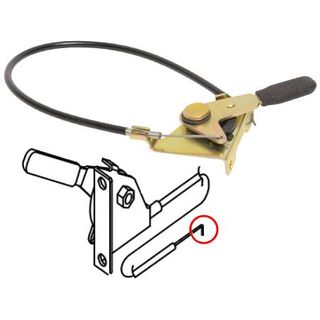 THROTTLE LEVER ASSY REEL MOWER SUPA SWIFT / BUSHRANGER
