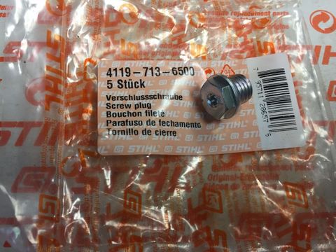 GEAR BOX GREASE PLUG - STIHL FS55 - FS200