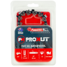 PROKUT LOOP OF CHAINSAW CHAIN 43F 3/8 PITCH .063 72DL CHISEL