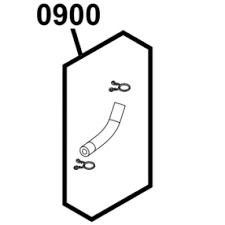 FUEL HOSE LINE KIT, CLIPS x 2 VICTA V170