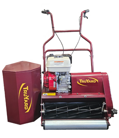 TRUYARD 21" REEL MOWER 10 BLADE HONDA GX200 SPLIT ROLLER