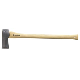 LARGE SPLITTING AXE - HICKORY SHAFT