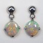 Sterling Silver Light Opal Earrings