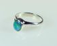 Sterling Silver Black Opal Ring