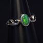 Sterling Silver Black Opal Ring