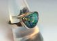 Sterling Silver Boulder Opal Ring