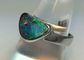 Sterling Silver Boulder Opal Ring