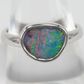 Sterling Silver Boulder Opal Ring