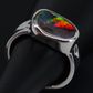 Sterling Silver Boulder Opal Ring