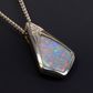 Sterling Silver Black Opal Pendant