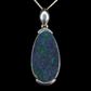 Sterling Silver Black Opal Pendant