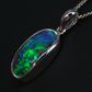 Sterling Silver Boulder Opal Pendant