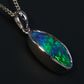 Sterling Silver Boulder Opal Pendant