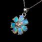 Sterling Silver Light Opal Pendant