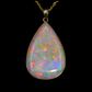 14K Yellow Gold Light Opal Pendant