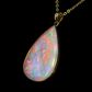 14K Yellow Gold Light Opal Pendant
