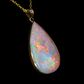 14K Yellow Gold Light Opal Pendant