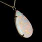 9K Yellow Gold Light Opal Pendant