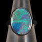 Sterling Silver Black Opal Ring