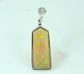 18K White Gold Light Opal Pendant  / Enhancer