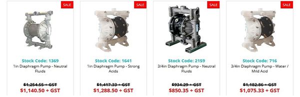 Air Diaphragm Pumps