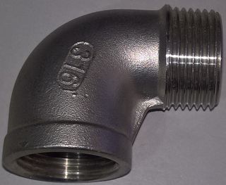 Street Elbow 90° M & F 3" - S/s (npt)