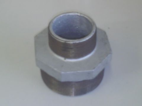 Reducing Nipple 2.5"x2" (65x50mm) -galv.