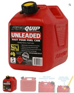 Jerry Can Plastic 5l Red- Ulp