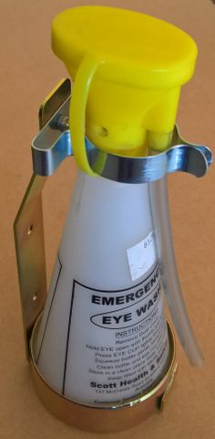 Eye Wash Bottle Holder & Bottle Package