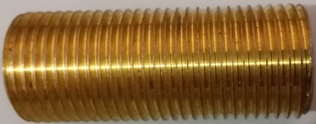 All Thread 1" X 6" L - Brass