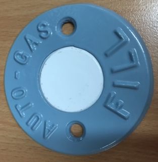 Fill Marker - Auto Gas (blue) - Metal