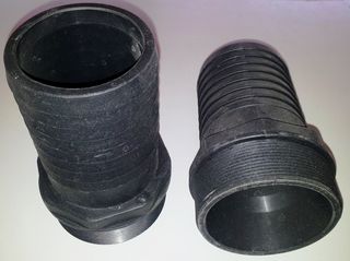 Hose Tail Bsp 1" (25mm) - Plastic