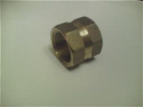 Socket (brass) Hex Both Ends - 25mm