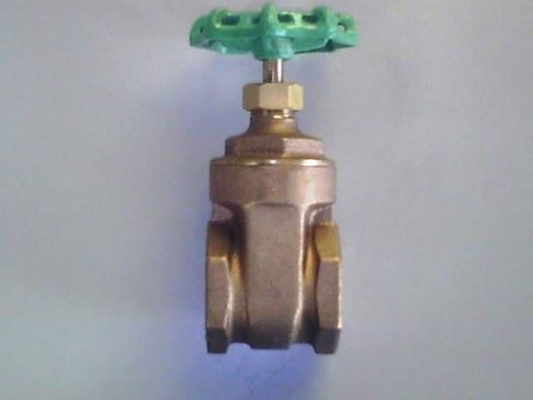 Gate Valve 1/2in (15mm) - Brass