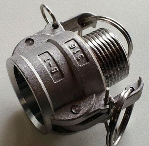 Camlock B - Coupler (1.5" - 38mm) -s/s