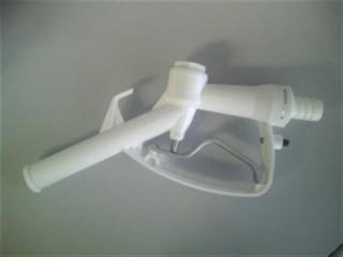 Nozzle - Plastic (white) 1in Hosetail