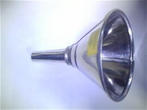 Tin Plate Funnel 7" (174mm) Straight