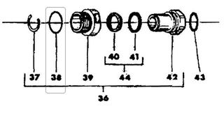 O-ring - Z V A (unleaded) Swivel