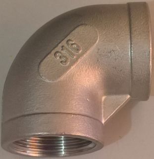 Elbow 90' ( F & F) 3/4" - S/s