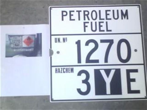 Emerg. Advice Panel (petrol. Fuel 1270)