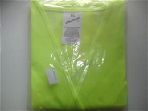 Safety Vest (poly) Lime/yellow  Xl