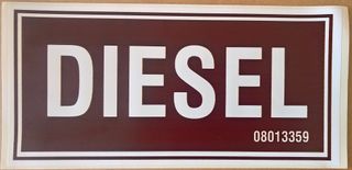 Sign - Diesel - S/a (300x150)mm