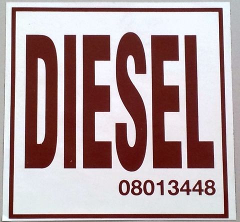 Sign - Diesel - S/a (100x100)mm