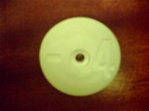 Tank Id Disk (white) - 4