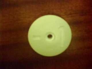 Tank Id Disk (white) - 1