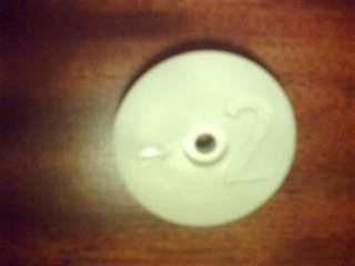 Tank Id Disk (white) - 2