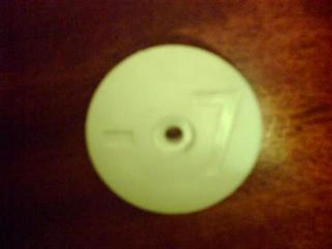 Tank Id Disk (white) - 7