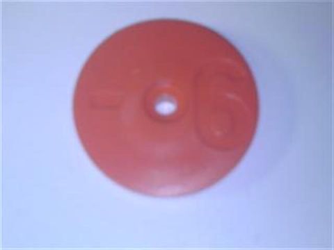 Tank Id Disk (orange) - No. 6