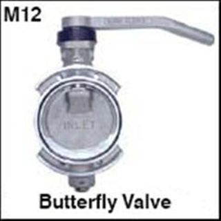 Butterfly Valve C/w Handle 100mm (viton)