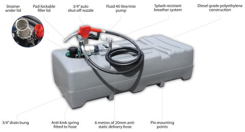 Diesel Units Free Standing 400 Litres